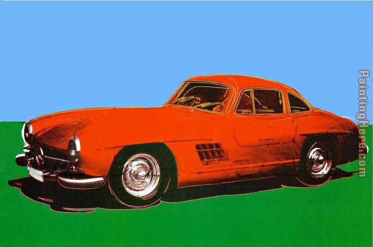 300 SL Coupe 1954 painting - Andy Warhol 300 SL Coupe 1954 art painting